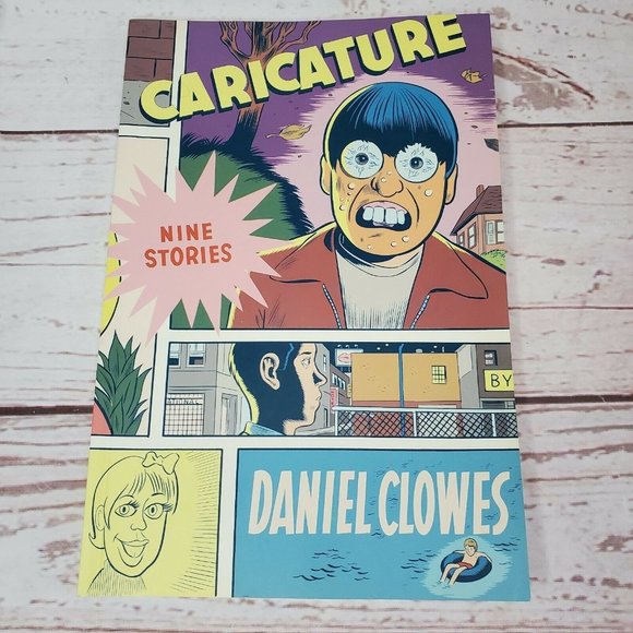 Caricature Daniel Clowes Fanta graphics Books Graphic Novel 9 Story Comic Book - Picture 1 of 9